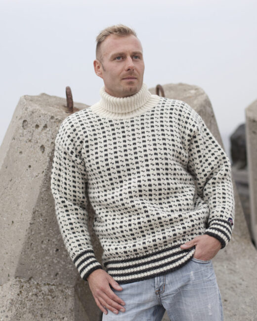 Höghalsad Isländsk tröja unisex