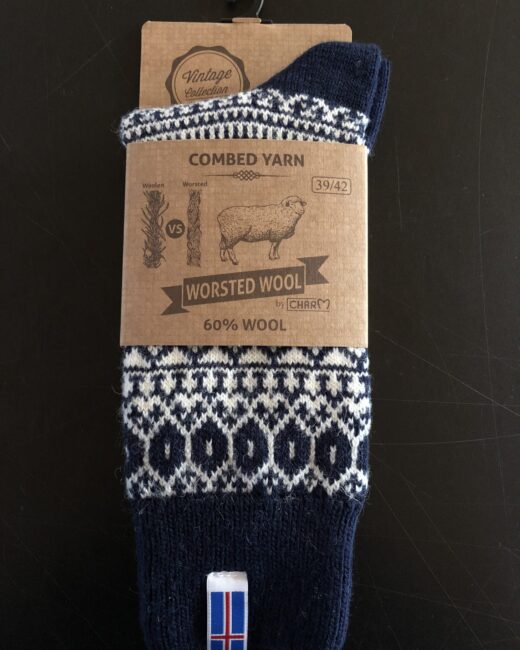 Isländsk yllesocka navy