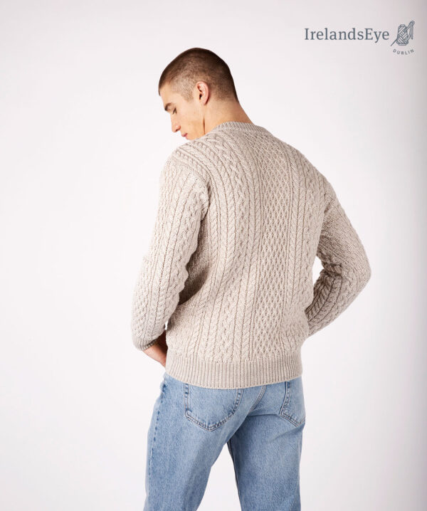 Irländsk stickad Aran tröja unisex - Bild 4