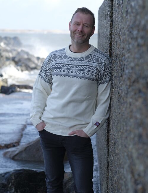 Lyxig Norsk ylletröja - Magne unisex
