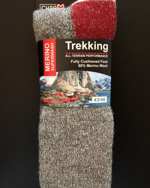 Yllesocka (Raggsocka) Trekking /röd