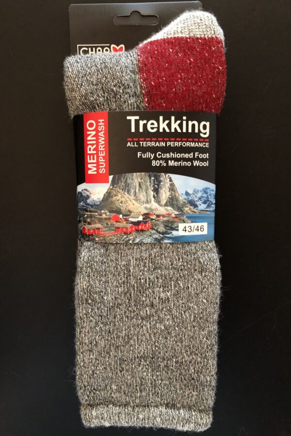 Yllesocka (Raggsocka) Trekking /röd