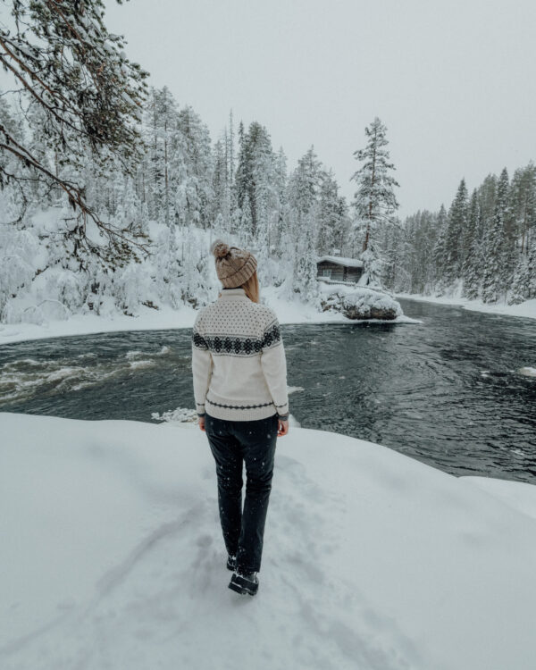 Norwegian wool sweater raglan sleeves - Image 4