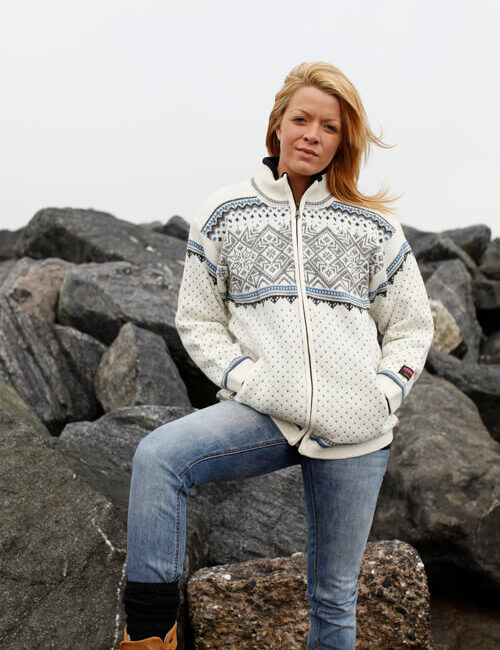 Norsk yllekofta windstopper unisex